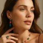 Gioielli con cristalli colorati: quali modelli regalano davvero luce al viso