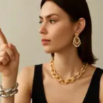 Come bilanciare accessori statement tra collo, orecchi e polso? Il principio che evita il look eccessivo