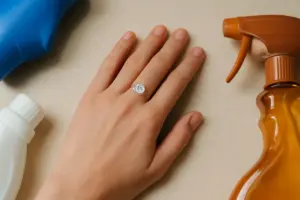 Anelli con zirconia: quali prodotti evitare per non opacizzarli?